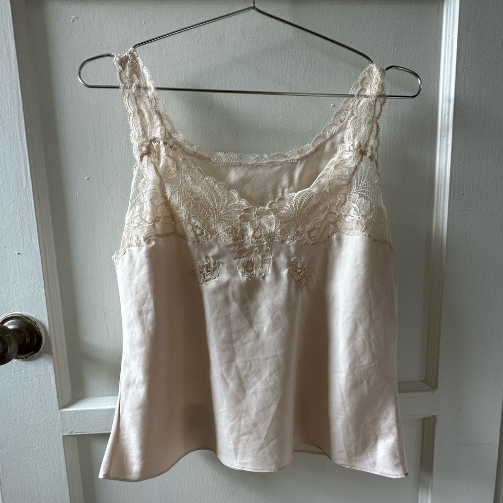 Vintage Blush Slip Tank 💕